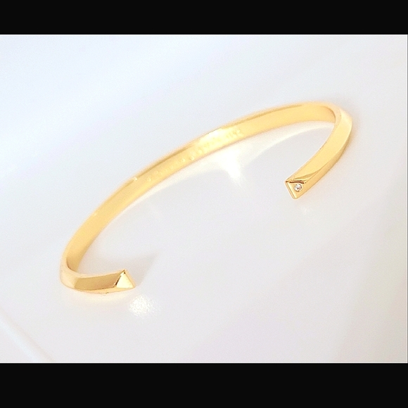 🆕️KATE SPADE Raise the Bar PAVE Crystal Cuff Bangle Bracelet - Picture 5 of 9